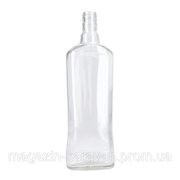 Пляшка 500 мл прямокутна гвинт 28 мм 24 шт