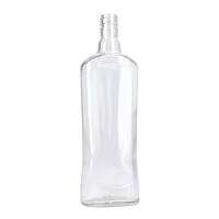 Пляшка 500 мл прямокутна гвинт 28 мм 24 шт