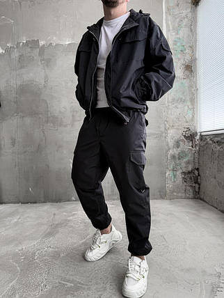 Костюм чоловічий ріп стоп кофта штани технологічний стильний не утеплений, фото 3