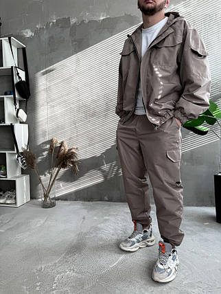 Костюм чоловічий ріп стоп кофта штани технологічний стильний не утеплений, фото 2