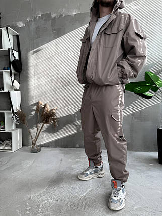 Костюм чоловічий ріп стоп кофта штани технологічний стильний не утеплений, фото 3