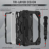 Броньований протиударний чохол Xiaomi Redmi Pad 2 (2025) 11" Чорний, фото 2