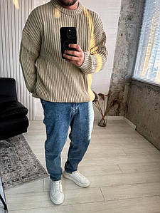 Светр чоловічий весна осінь стильний модний вільна посадка