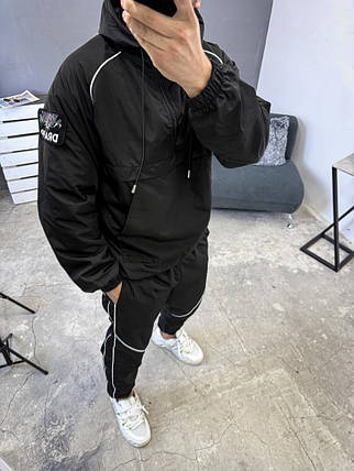 Спортивний костюм чоловічий стильний однотонний осінь, фото 1