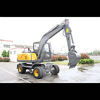 Міні-екскаватор Gunter Grossmann GG6500-C (GG 6500-CO). Колісне шасі дозволяє екскаватору розвивати високу швидкість