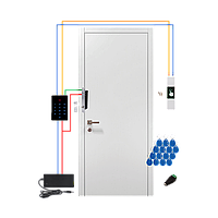 Комплект контролера доступу GV-504 з електроригельним замком для безпеки житлових приміщень та бізнесу через Wi-Fi