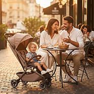 Прогулянкова коляска CARRELLO Magia CRL-5555 — легка, компактне складання, спинка до лежачи, фото 10