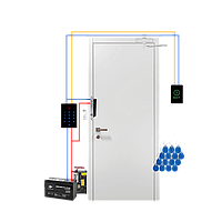Комплект контролю доступу з сенсорною панеллю та електроригельним замком GV-503 для безпеки житлових приміщень та бізнесу