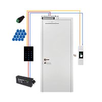 Комплект контролю доступу із сенсорною панеллю та магнітним замком 280 кг GV-501 для безпеки житлових приміщень та бізнесу