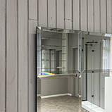 Дзеркало з декоративними накладками 900 х 900 мм, фото 2