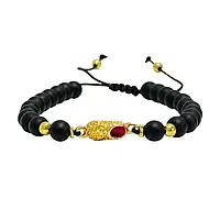 Браслет Башмачок Спиридона Шунгіт чорний