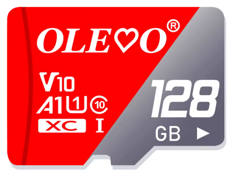 Мікро-карта пам'яті Olevo 128 GB SD-карта високошвидкісна 128 ГБ C10 TF флеш-карта (A1/V10/U1)