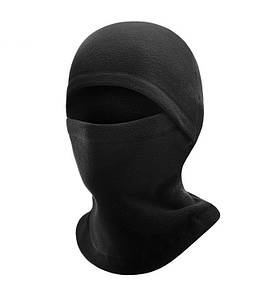 Флісова зимова балаклава (55-58) чорна