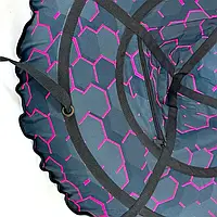 Тюбінг Сота-Рожева New Оксфорд/ПВХ 100 см Плюшка надувна для катання