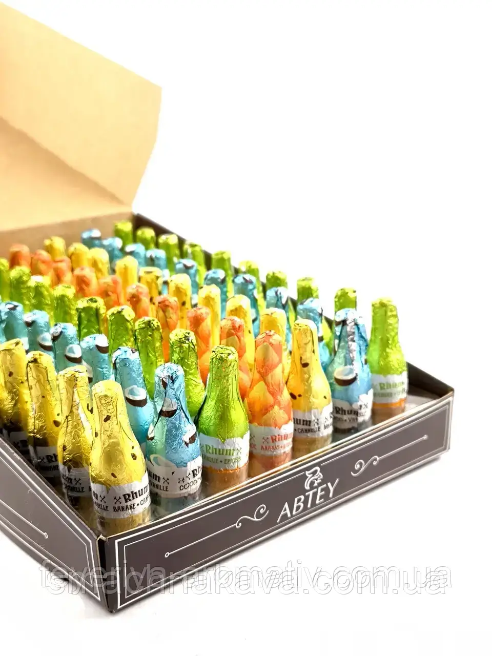 Шоколадні цукерки Abtey Rhum Arrange з ромовою начинкою 70 шт 910 г