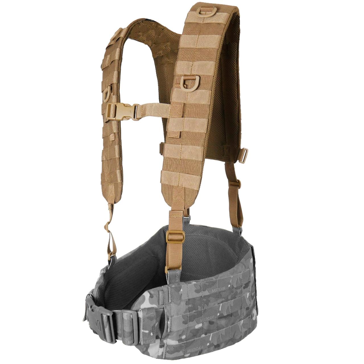 Ремені плечові (Лямки) м'які для поясів РПС Койот Виготовлений з Поліамідної стропи та Cordura 1000D, фото 1