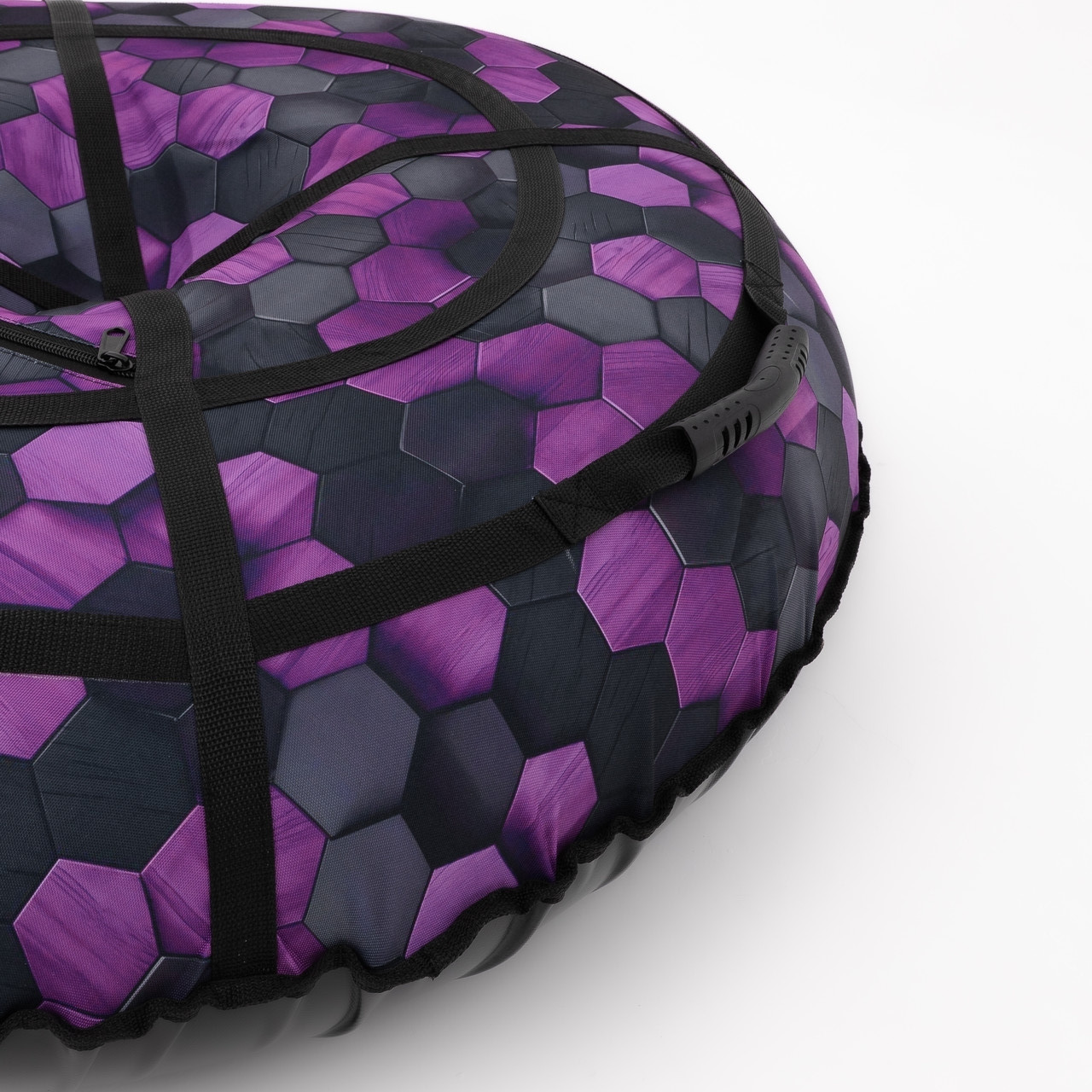 Тюбінг Сота Фіолетовий 100 см Надувні санки для дітей Міцна надувна ватрушка, фото 1