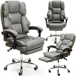 Крісло офісне Diego Comfort Pro сіре