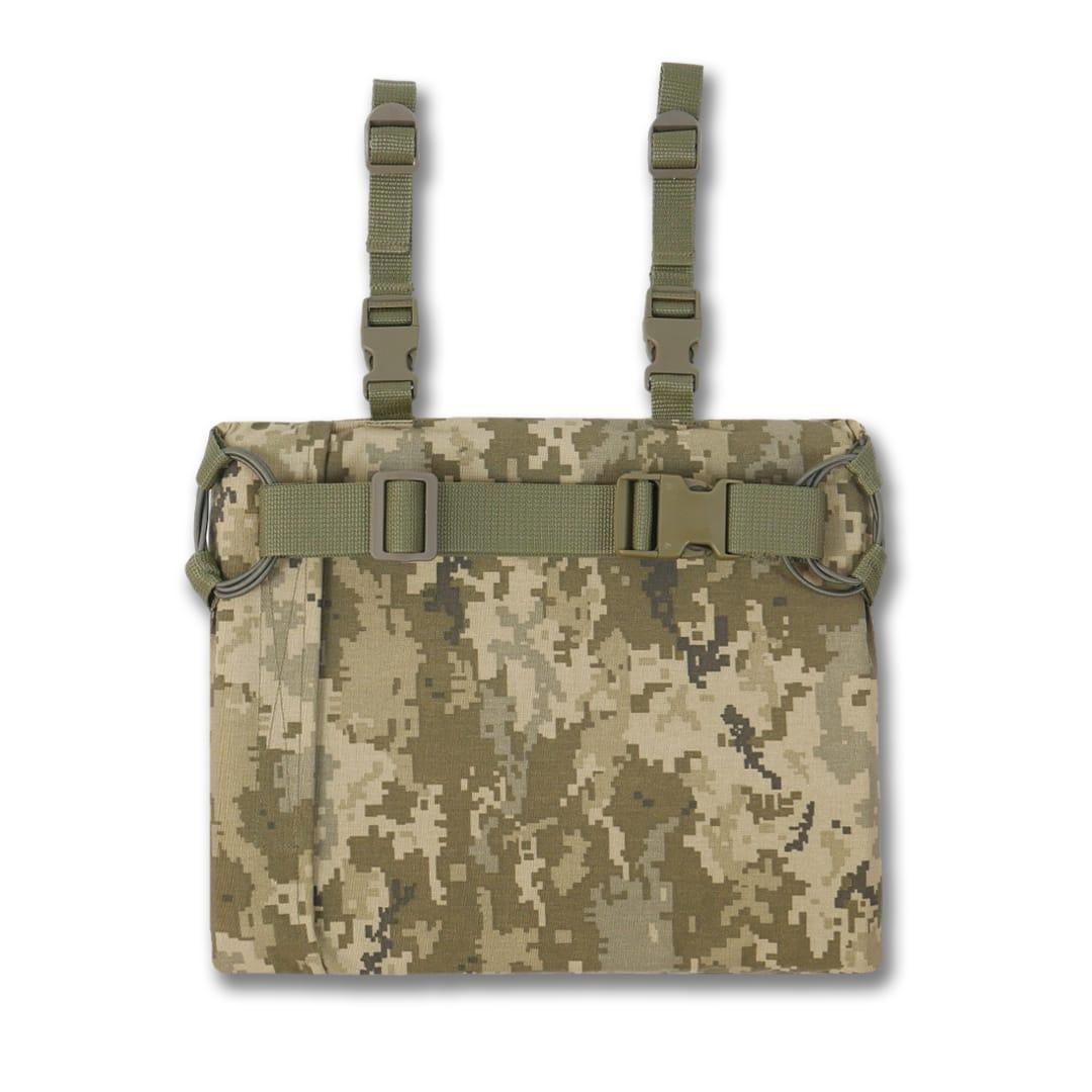 Тактичний Килимок для сидіння Піксель/Cordura 1000D Одинарний, п'ятиточка односекційна Kiborg П-1, фото 1