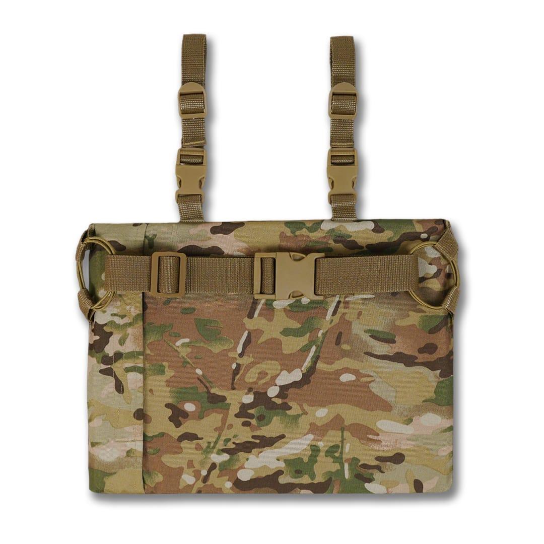 Тактичний каремат П'ятиточка односекційний (37x30 см) Оксфорд600D Мультикам для Військових Kiborg П-1, фото 1