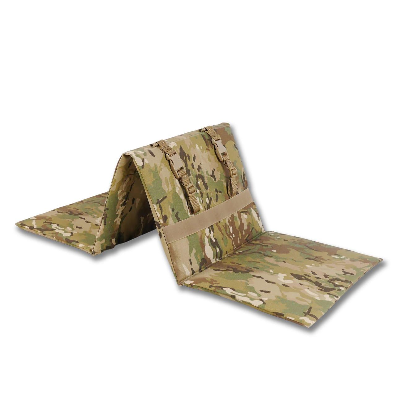 Каремат (40 x 130 см) П'ятиточка Чотирьохсекційна Kiborg П-4 Cordura nylon 1000D Мультикам, фото 1