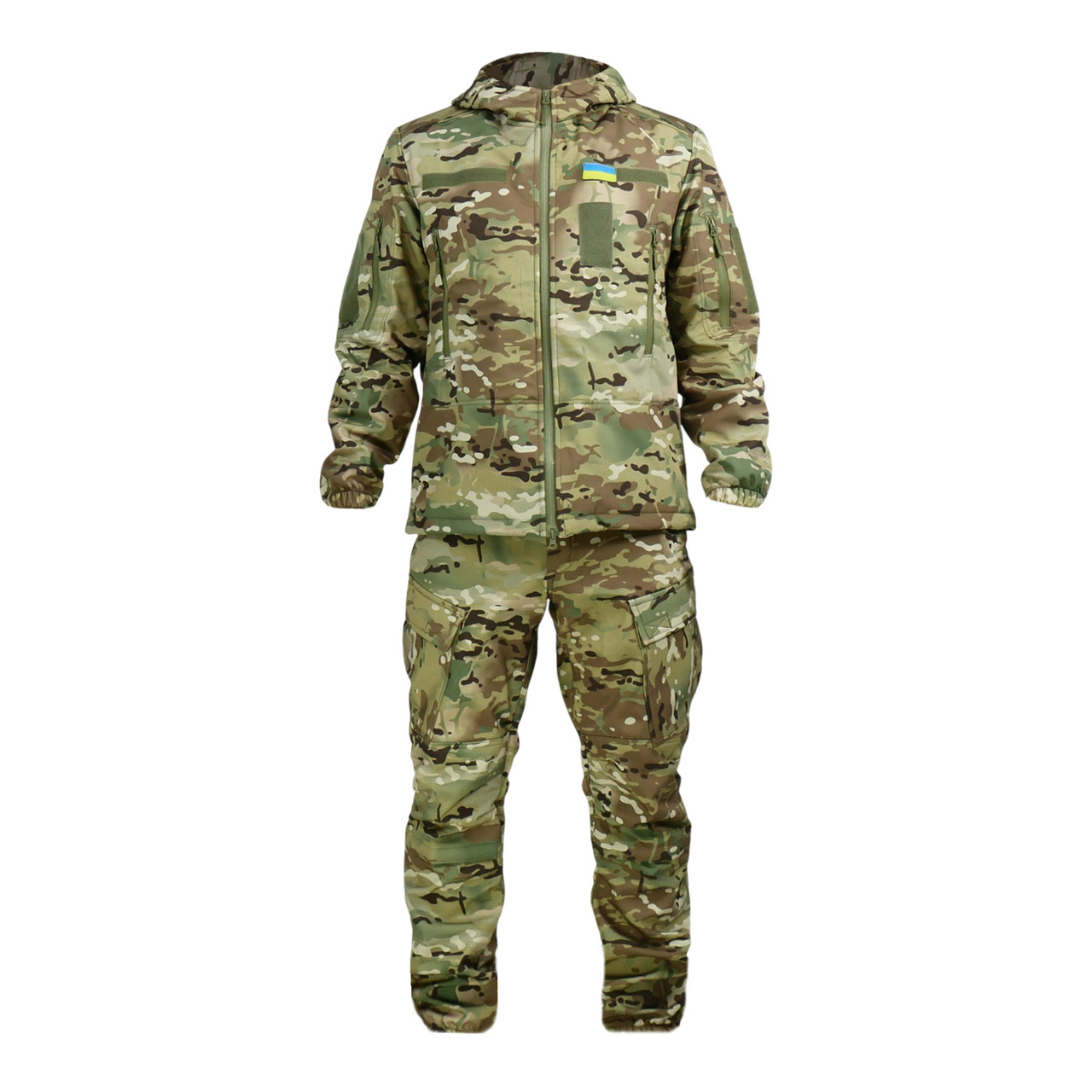 Зимовий тактичний костюм SoftShell FS Мультикам, фото 1