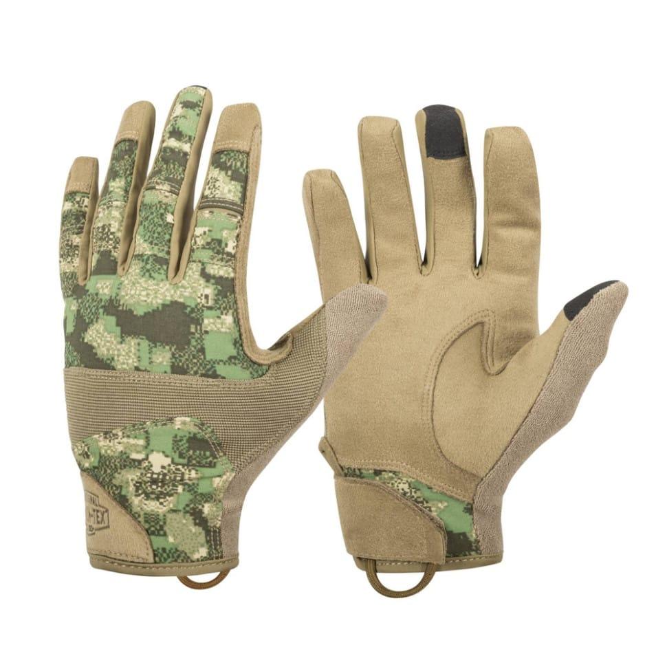 Рукавички тактичні Helikon-Tex Range Tactical Gloves - PenCott WildWood / Coyote A, розмір S, фото 1