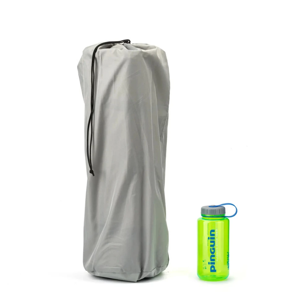 Самонадувний двомісний килим(198х130х5см) Сірий Pinguin Nomad 50 Double, фото 1