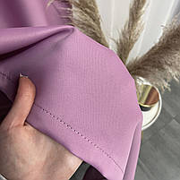 Штори атлас блекаут матові ALBO бузкові 150×270 см, комплект 2 шт. (SH-M30-110), фото 3