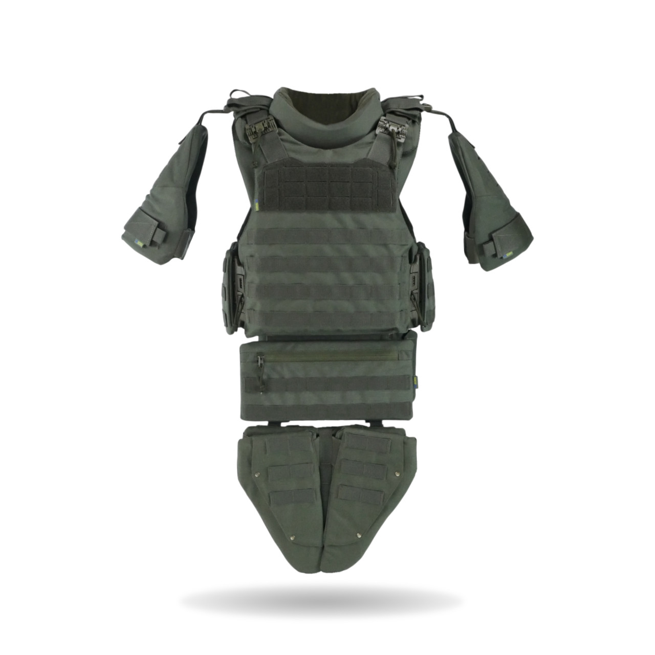 Бронежилет XL з балістичним пакетом Militex 2 клас захисту Хакі, фото 1