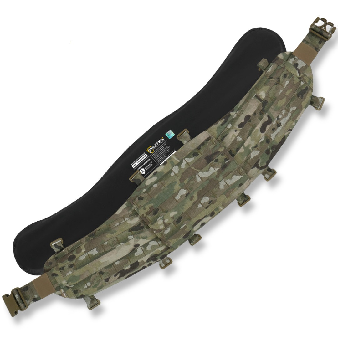 Пояс РПС Militex R-3 GEN.2 Cordura original USA Multicam (M) з балістичним пакетом 2 клас захисту Militex, фото 1