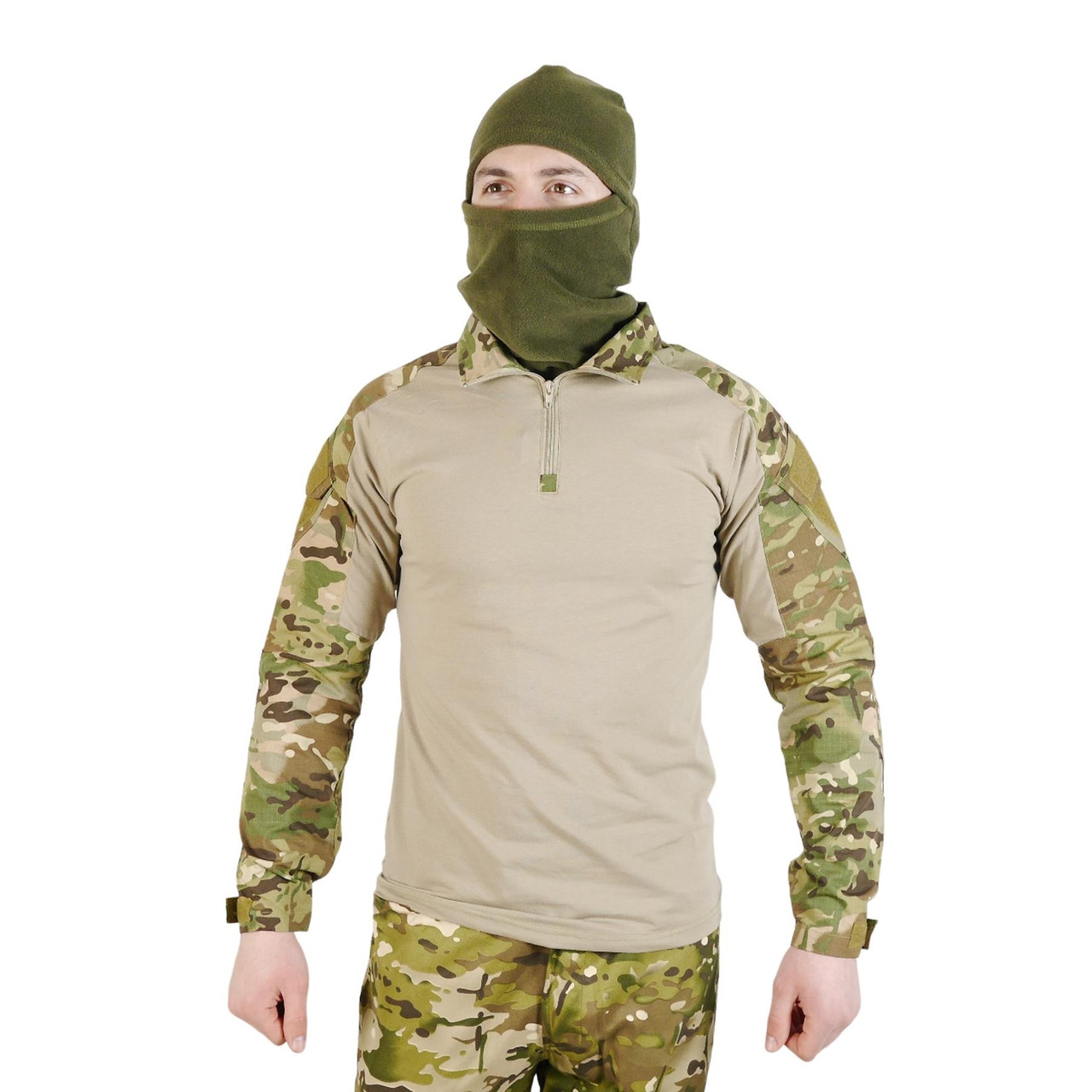 Тактическая Военная рубашка Убакс Мультикам M(48) / Кофта с Длинными Рукавами для Военнослужащих, фото 1