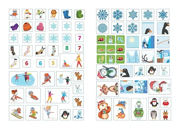 Christmas sticker book. Зимові розваги, фото 5