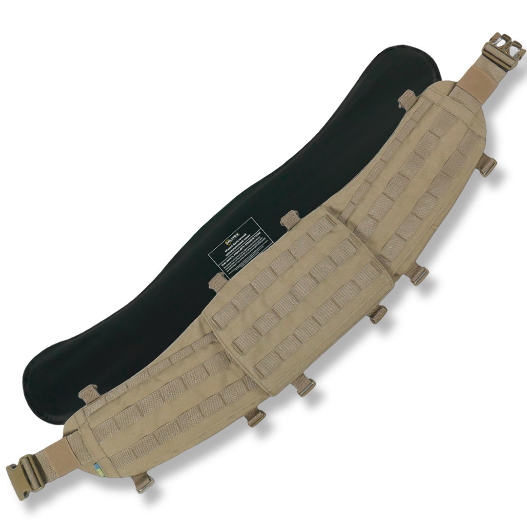 Пояс РПС Kiborg R-3 GEN.2 (M) Coyote з балістичним пакетом 1 клас захисту Militex, фото 1