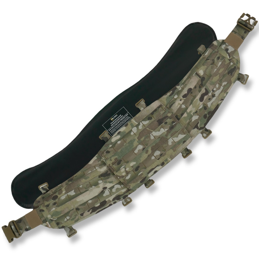 Пояс РПС Militex R-3 GEN.2 Cordura original USA Multicam (S) з балістичним пакетом 1 клас захисту Militex, фото 1