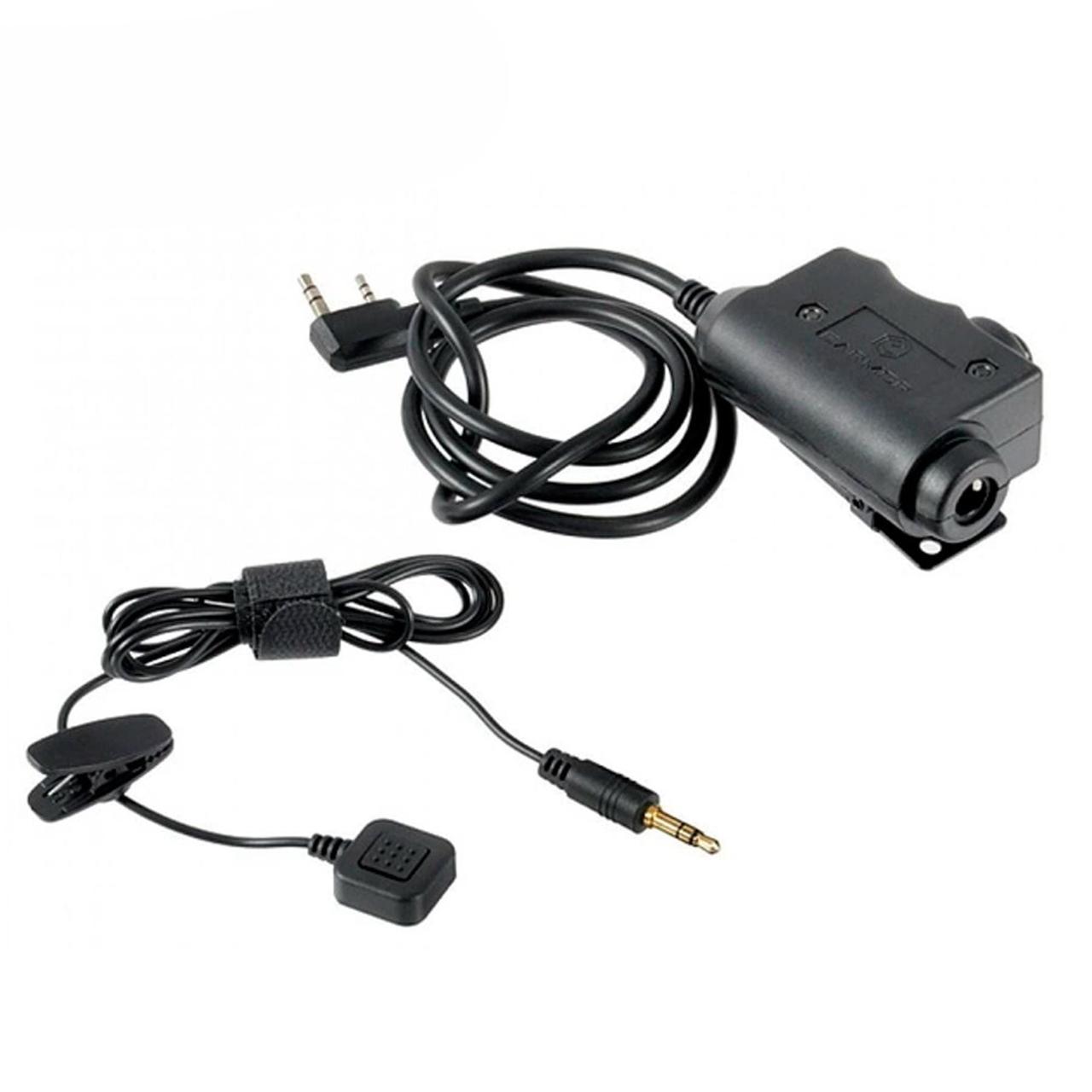 PTT кнопка Opsmen Earmor під радіостанцію Kenwood (2-Pin) Kenwood і Baofeng / Дублююча кнопка на палець, фото 1