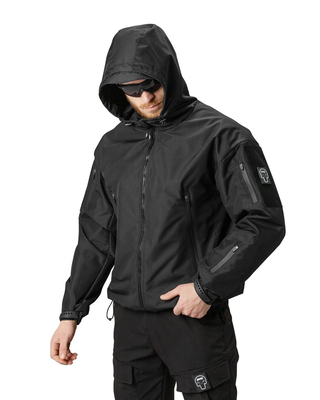Куртка вітровка BEZET STALKER чорний, фото 1