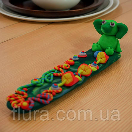 Підставка для аромапаличок ручної роботи / Підставка  з термопластика флуоресцентна, фото 1