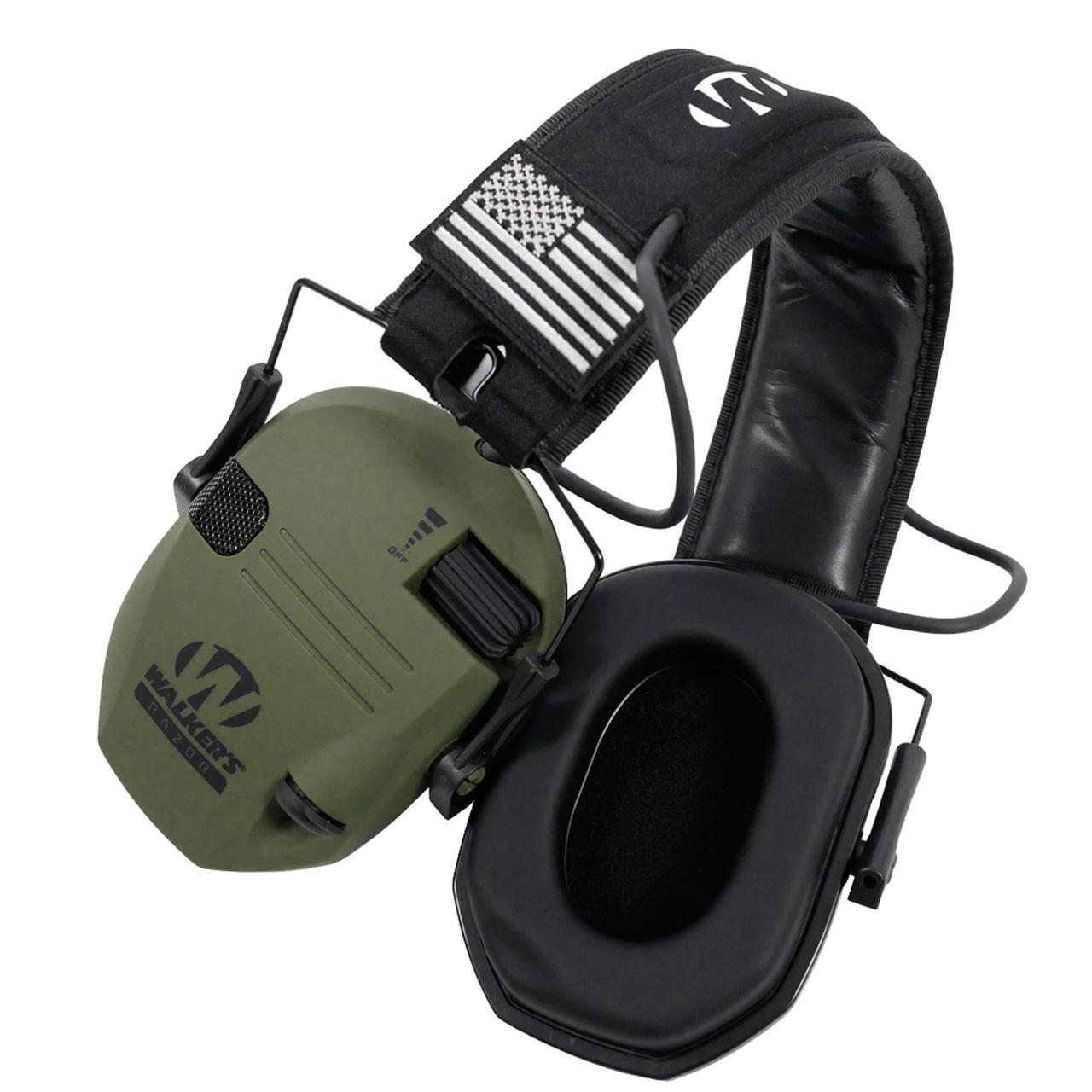 Активні Навушники Walker's Razor Slim Хакі Звукова активація стиснення реакція 0,02 секунд, фото 1