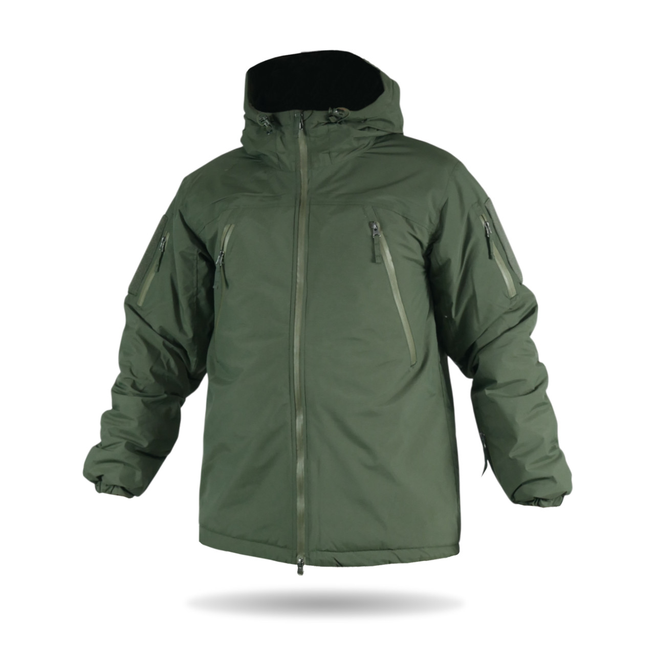 Тактична зимова куртка Call Dragon Level 7 з екопухом олива S, фото 1