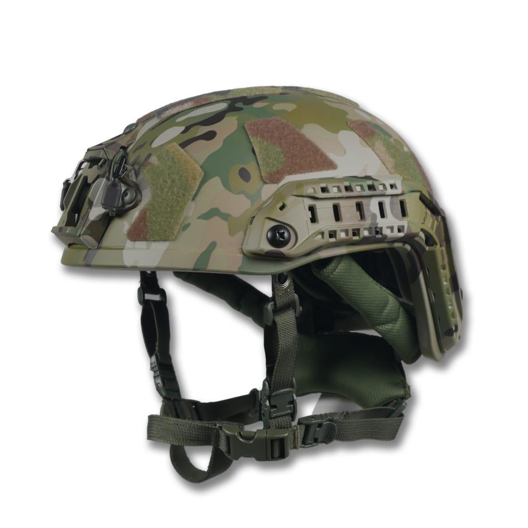 Покращений балістичний Шолом (M) мультикам FAST PE GEN III AGGRESSIVE | З захистом  NIJ IIIA, фото 1