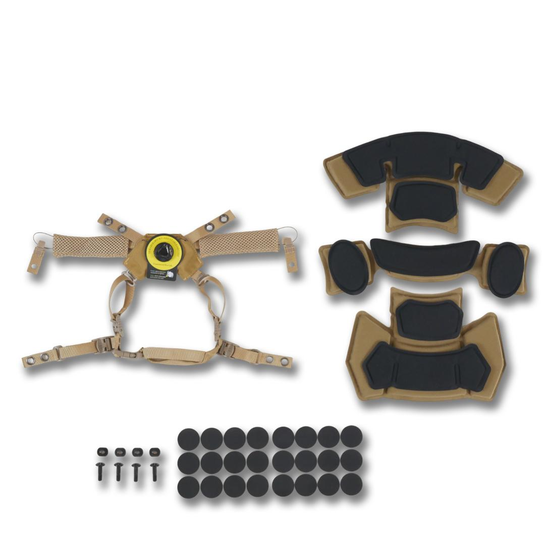 Підвісна система + подушки для шолому Team Wendy Cam Fit (R) GEN.2 V2 Койот, фото 1