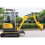 Міні-екскаватор Gunter Grossmann Euro 22W. Висока швидкість пересування по дорогах та ділянці, фото 6