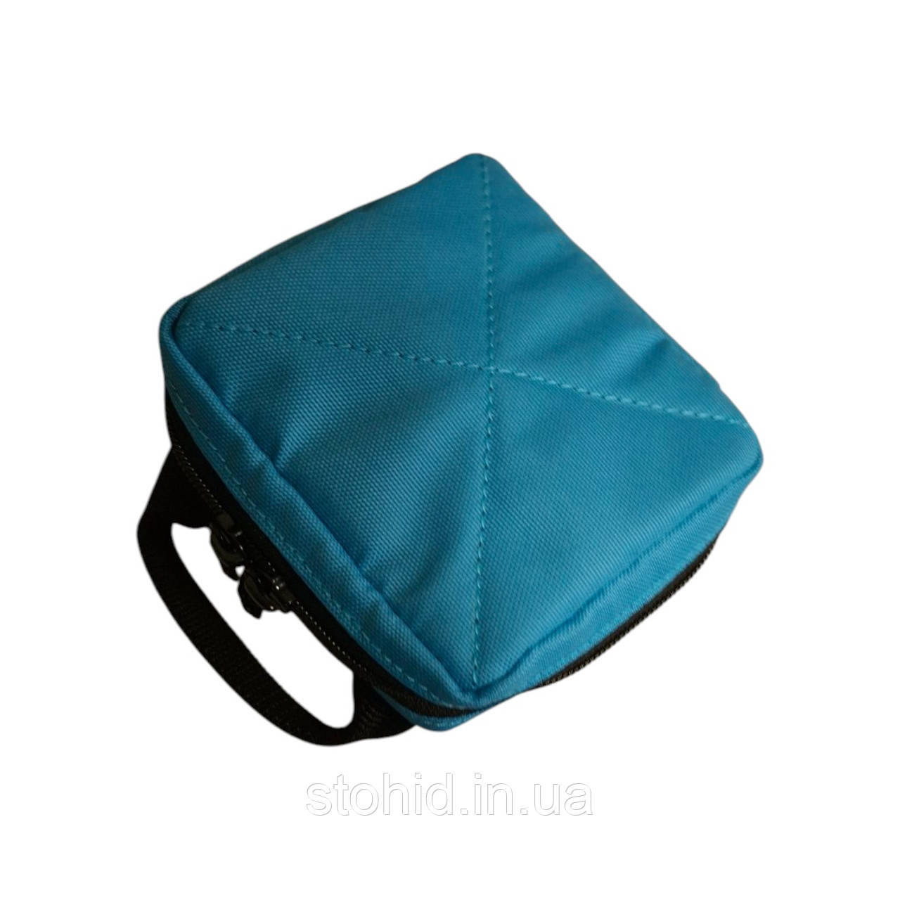 Мініатюрна блакитна ампульниця на 18 комірок, військова медична тактична на 18 ампул Стохід на липучці для бойових медиків ЗСУ, фото 1