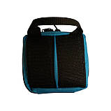 Мініатюрна блакитна ампульниця на 18 комірок, військова медична тактична на 18 ампул Стохід на липучці для бойових медиків ЗСУ, фото 3