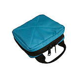 Мініатюрна блакитна ампульниця на 18 комірок, військова медична тактична на 18 ампул Стохід на липучці для бойових медиків ЗСУ, фото 5