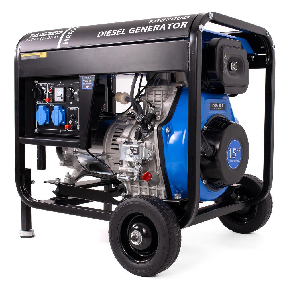 Дизельний генератор 7350 Вт Tagred TA6700D