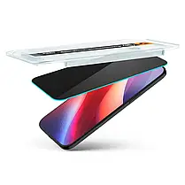 Захисне скло Spigen для iPhone 17 Air - Privacy, EZ FIT PRO, GLAS.tR (1 шт), Антишпигун (AGL09871), фото 3