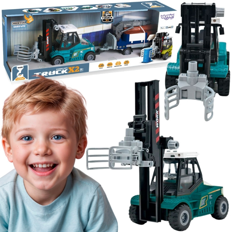 Навантажувач WOOPIE з причепом, звуком і світлом