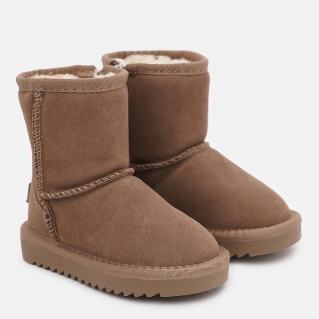 Дитячі  уггі для дівчинки замшеві коричневі (7805 -1), фото 1